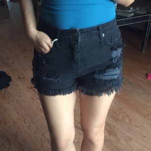 Maximo denim shorts. Size fit 26.